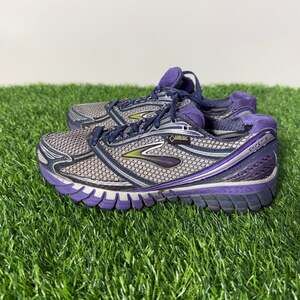 Brooks Ghost 6 GTX Gore-Tex Waterproof Running Shoes Purple Gray